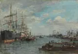 Edmond Marie Petitjean, Il porto di Anversa
