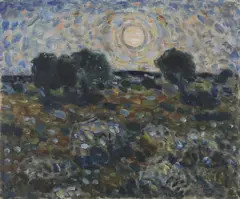 Paesaggio al chiaro di luna by Vincenzo Ciardo, sold Dec 2021