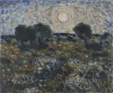 Vincenzo Ciardo, Paesaggio al chiaro di luna