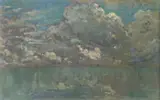 Guglielmo Ciardi, Attribuito a. Cielo e mare