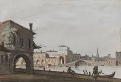 Veduta di Venezia by Giuseppe Bernardino Bison, sold Dec 2021