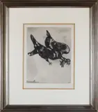 Fables de la Fontaine. L'aigle et l'escargot by Marc Chagall, print (other), sold Dec 2021