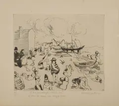 Franco Gentilini, Il drappo corregge il dorso, print (other)