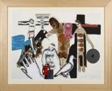 Croce - fissioni by Concetto Pozzati, sold Dec 2021