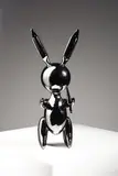 Editions Studio, Black rabbit, sculpture