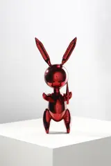 Editions Studio, Red rabbit, sculpture