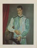 Harlequin (from the Barcelona Suite) by Pablo Picasso, print (other), sold Oct 2021