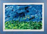 Senza titolo by Mario Schifano, 1967, mixed media on paper, sold Oct 2021