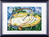 Senza titolo by Mario Schifano, 1974, enamel on canvas-perspex, sold Oct 2021
