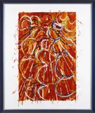 Nella vetrata rossa by Mario Schifano, print (other), sold Oct 2021