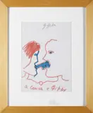 A Cesira e Gippy by Tano Festa, sold Oct 2021