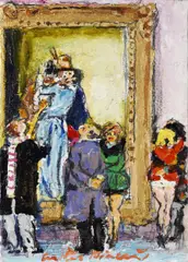 Visita al museo by Walter Piacesi, sold Oct 2021