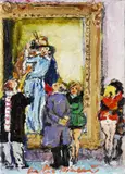 Walter Piacesi, Visita al museo