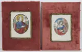 Gaspar Huberti O Huybrechts, Coppia di litografie raffiguranti Santa Petronilla e Santa Caterina d'Alessandria, print (other)