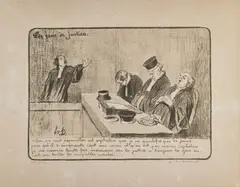 Honoré Daumier, Les gens de justice, print (other)