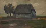 Guglielmo Ciardi, Paesaggio con casale