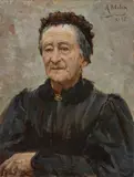 Alessandro Milesi, Ritratto di anziana