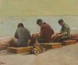 Alessandro Pomi, Marina con pescatori