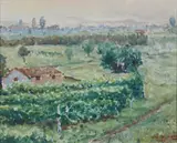 Giovanni Nei Pasinetti, Paesaggio montano con casolare