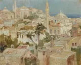 Francesco Mennhey, Veduta di Istanbul