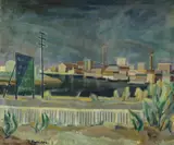 Merito Costalunga, Paesaggio industriale