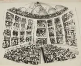 Massimo Campigli, Teatro II, print (other)