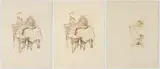 Hans Bellmer, Lotto composto da n.3 fogli. Bambole, print (other)