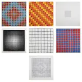 Grav, Grav, Groupe de recherche d'art visuel 1960-1968. (6 fogli), print (other)
