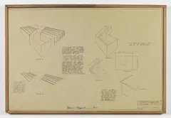 Variation on excavated structures by Dennis Oppenheim, print (other), sold Jul 2021