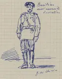 Baritono dell'esercito sovietico by Giorgio de Chirico, sold Jul 2021