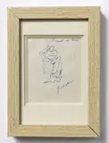 Studio di fiura seduta (disegnato al buio) by Giorgio de Chirico, sold Jul 2021