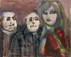 Figure by Mino Maccari, sold Jul 2021