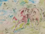 Cavalli amorosi by Aligi Sassu, sold Jul 2021