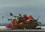Beniamino Ciccotelli, Cesta con pezzi di cocomero