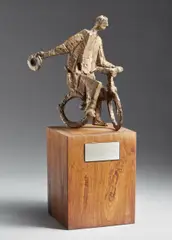 Don. G. Minzoni by Angelo Biancini, sculpture, sold Jul 2021