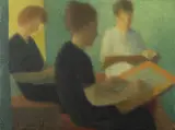 Antonio Calderara, Scuola di disegno