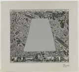 Sol LeWitt, R848. A map of Florence without a trapezoid