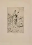 Jean-François Millet, La filatrice