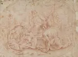 Giacomo Cavedone, Attribuito a. Cristo coronato di spine