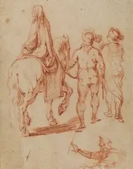 Jan Miel, Viandanti di spalle