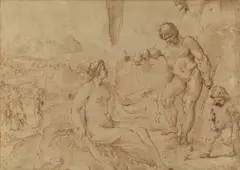 Ercole e Onfale by Aureliano Milani, sold Jun 2021