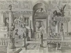 Jean Jacques Marie Huvé, Vue perspective d'un Museum