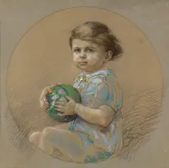 Gino Piccioni, Ritratto di bambino con la palla