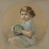 Gino Piccioni, Ritratto di bambino con la palla