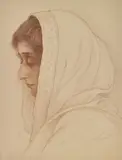 Boris Georgiev, Ritratto di donna di profilo