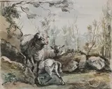 Francesco Londonio, Maniera di. Pecore al pascolo