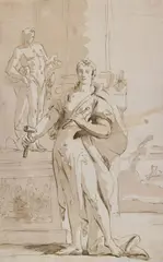 Jacopo Amigoni, Attribuito a. Allegoria della Scultura