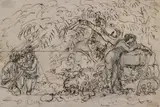 Luigi Sabatelli, Paesaggio con personaggi