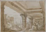 Filippo Juvarra, Attribuito a. Studio per architettura