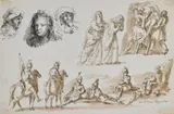 Domenico Paghini, Studi di personaggi